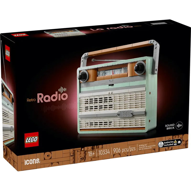 10334 Retro Radio | LEGO Malaysia | JPlus Hobby Shop