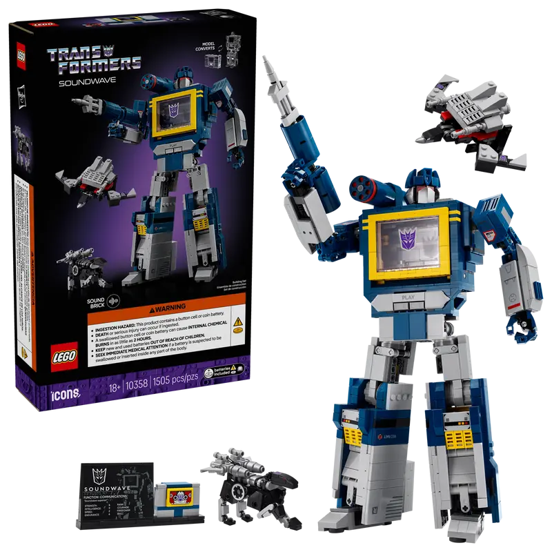 10358 Transformers: Soundwave | LEGO Malaysia | JPlus Hobby Shop